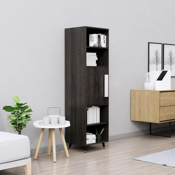 Book Shelf for Home, Engineered Wood Bookshelf Multipurpose Study Room Home Decor Storage Rack Showcase Organizer for Living Room, Bedroom, Office