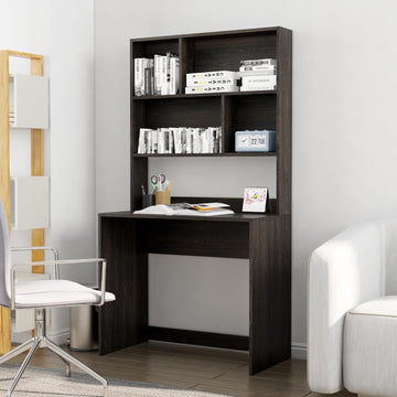 Study Table for Adults, Computer Table, Study Table for Students, Office Table, Engineered Wood (Frosty White)