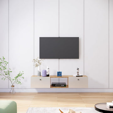 TV Unit for Living Room, Bedroom Unit Cabinet Wall Mount Ideal for TV Upto 30 to 65"