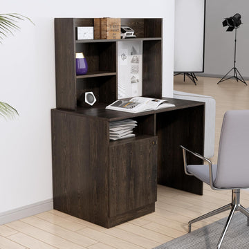 Study Table for Adults, Computer Table, Study Table for Students, Office Table, Engineered Wood (Slate Grey)