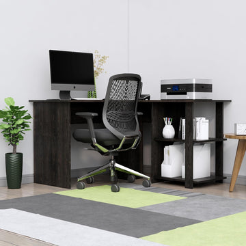 Study Table | 1 Year Warranty | Study Table for Adults, Computer Table, Study Table for Students, Office Table, Table with 2 Open Shelves