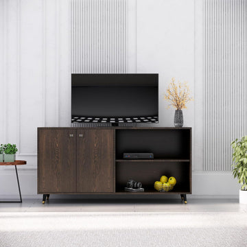 TV Unit for Living Room, Bedroom Unit Base Mount with Storage Ideal for TV Upto 65"