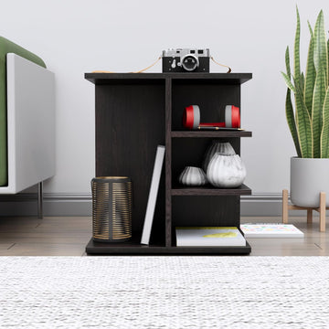 Sofa Side Table for Living Room Open Storage or Bed Side Stand (SS102)