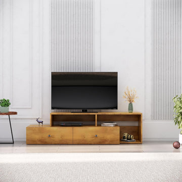 TV Unit for Living Room, Bedroom Unit Base Mount with Storage Ideal for TV Upto 65"