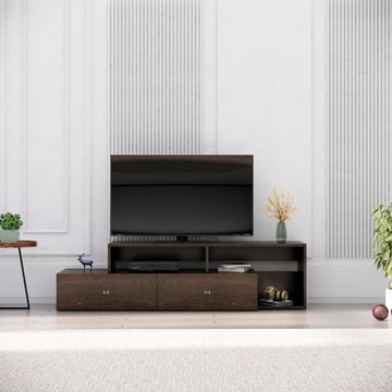 TV Unit for Living Room, Bedroom Unit Base Mount with Storage Ideal for TV Upto 65"