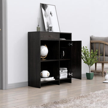 Multipurpose Storage Cabinet for Living Room, Kitchen, Office, Sideboard Cabinet with 1 Drawer and 1 Door Storage(MP105)