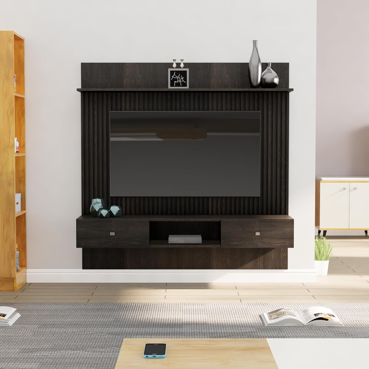 TV Unit for Living Room, Bedroom Unit Cabinet Base Mount with Storage Ideal for TV Upto 30 to 62"
