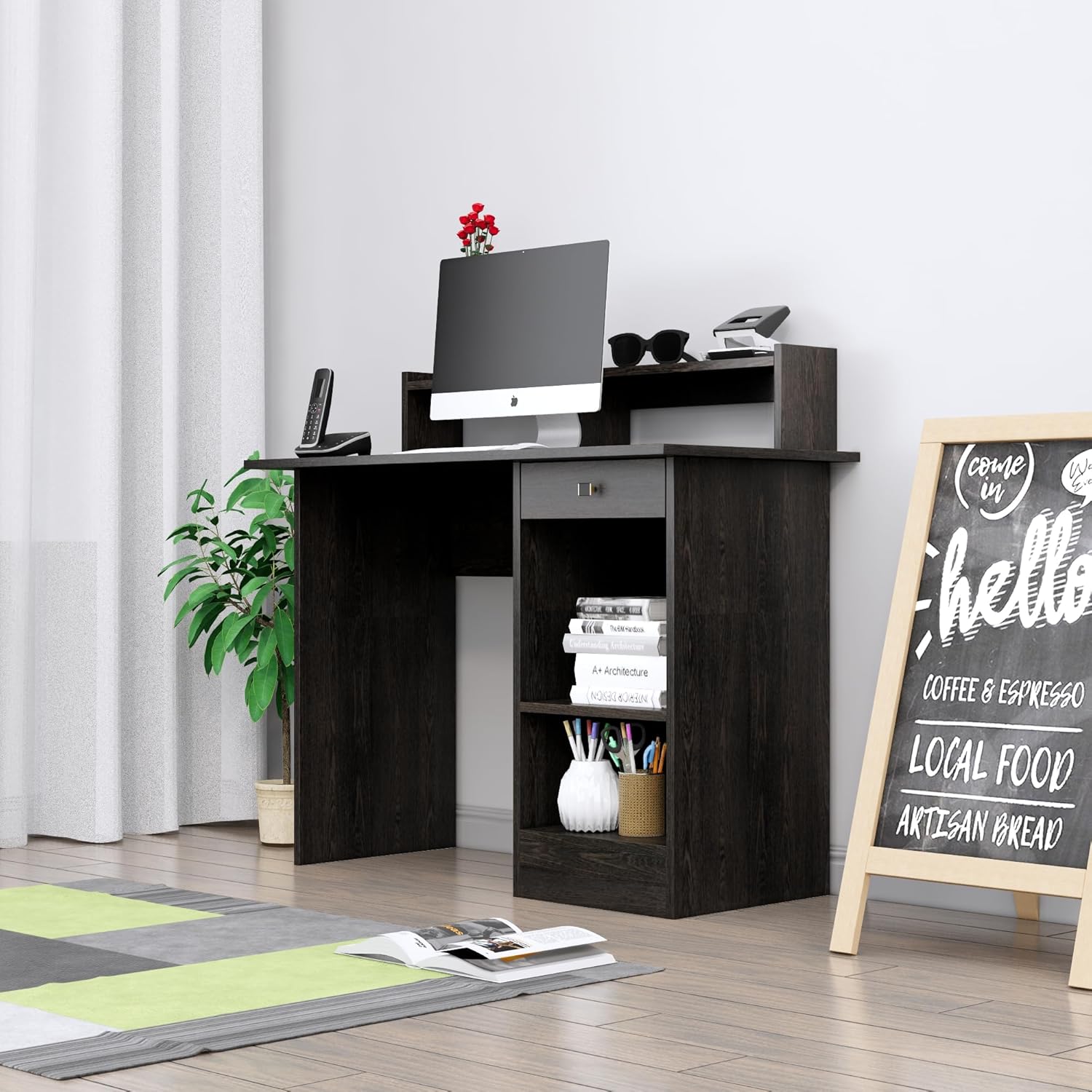 Study Table for Adults, Kids, Work from Home, Computer Table, Study Table for Students, Office Table, Engineered Wood